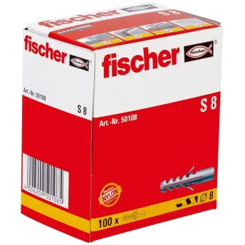CAJA 100 TACOS FISCHER S 8x40mm