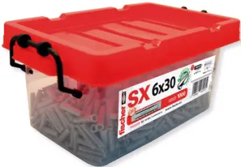 BOX 1000 TACOS SX PLUS 6x30mm 568676 FISCHER