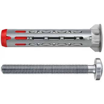 CAJA 25 TACO METALICO PLADUR CON TORNILLO PZ 4x55 S DUOHM 572920 FISCHER