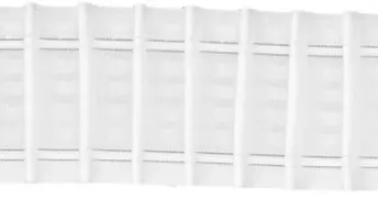 CAJA 100mt CINTA CORTINA FRUNCIR 70mm BLANCA 1661061