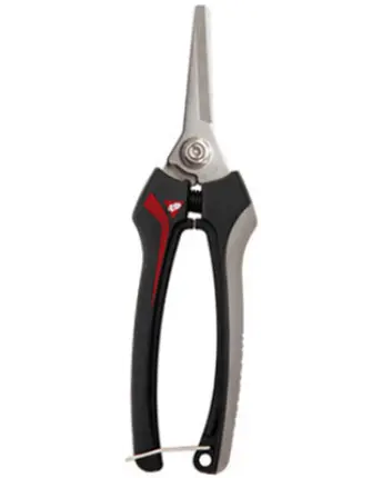 TIJERA RECOLECTORA HOJA RECTA 18,6cm 3621 INOX-CE MB BELLOTA