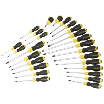 JUEGO 26 DESTORNILLADORES PH-PZ-PL-TO CUSHION GRIP FMHT83556-1
 STANLEY
