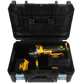 DESBARBADORA 125mm SIN ESCOBILLAS 2 BATERIAS 18V DCG405P2-QW DEWALT