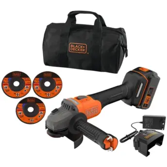 DESBARBADORA 115mm SIN ESCOBILLAS BATERIA 18V BCG6L8F1S-QW BLACK&DECKER