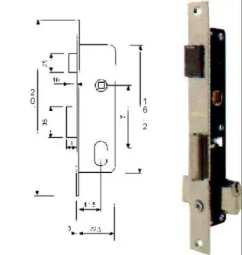 CERRADURA TIPO 1963/0=2220 AM