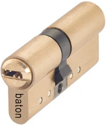 BOMBILLO SEGURIDAD DOBLE EMBRAGUE LATON 60mm L/15mm UNITE EC5656 BATON