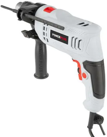 TALADRO 550w PERCUTOR PORTABROCAS MANUAL POWC10110/100 POWERPLUS