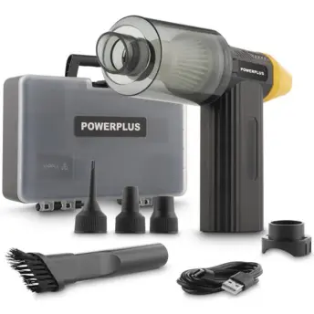 MINI SOPLADOR Y ASPIRADOR 8v 10,3Bar POWX3100 POWERPLUS