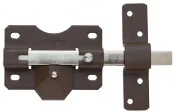 CERROJO B2P 105mm BOTON/LLAVE BOMB. REDONDO PINTADO CAYS