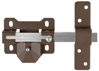 CERROJO B4N 85mm BOTON/LLAVE BOMB. PERFIL NIQUELADO CAYS