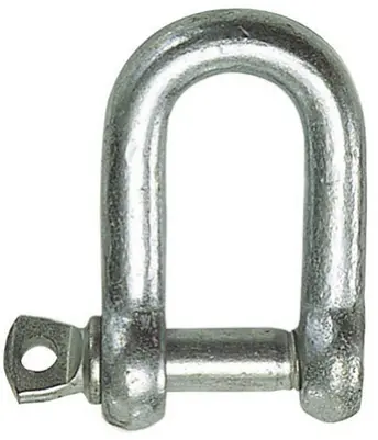 GRILLETE RECTO GALVANIZADO M5 3/16´