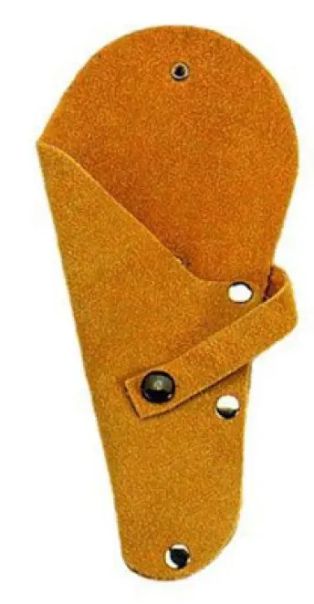 FUNDA DE CUERO TIJERA NARANJA DE 80X190mm 275.1 HERSOL