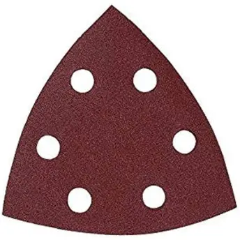 SET 5 HOJAS LIJA TRIANGULAR VELCRO 90mm G40 KRT210003 KREATOR