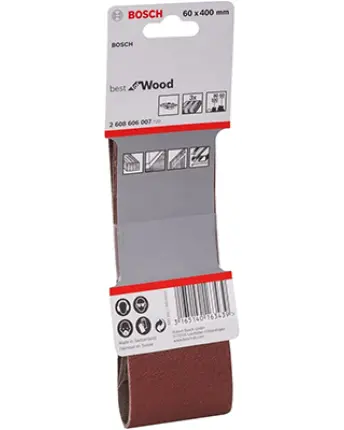 SET 3 BANDAS LIJA 75x533mm G60-80-100 BOSCH