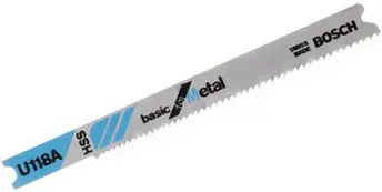 BLISTER 3 HOJAS SIERRA CALAR METAL U118A  BOSCH