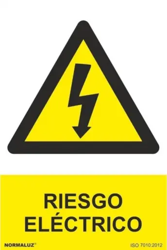 SEÑAL RIESGO ELECTRICO 210x297mm RD30007