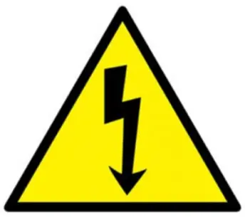 SEÑAL ADH. RIESGO ELECTRICO 10x15cm RD36607