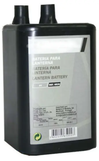 BATERIA LAMPARA SEÑALIZACION OBRA 4R25-6V 65022